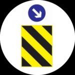 برچسب شبرنگ بشکه ترافیکی