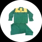 لباس کار دو تیکه طرح فضای سبز