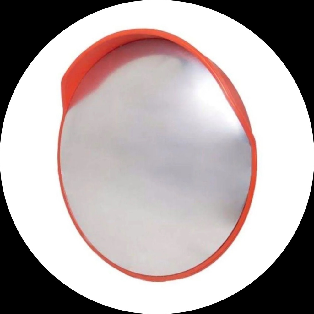 ISIMG-1056698 اینه پلی کربنات قطر ۸۰ فرم فلزی - تصویر 1