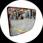 اینه محدب مستطیلی ۶۰ در ۴۰ شیشه ای